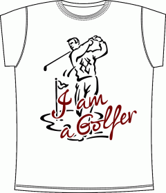 Sport, Golf, Спорт, Гольф, Футболка